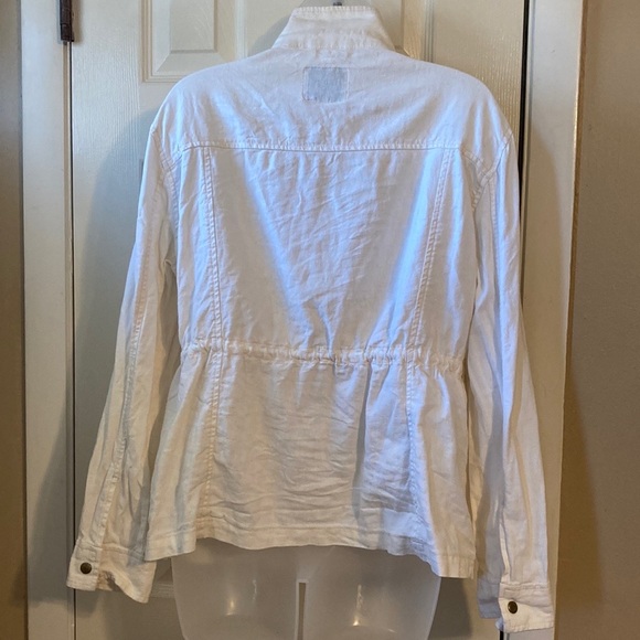 Old Navy linen blend jacket sz:M - Picture 3 of 6